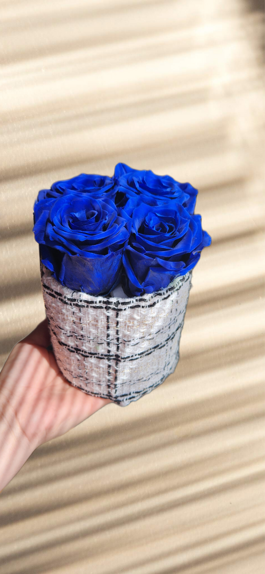 Blue preserved roses